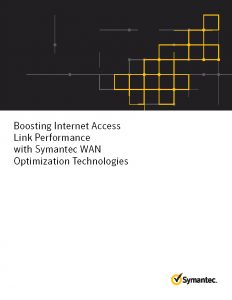 Boosting Internet Access Link Performance with Symantec WAN Op Tech_Page_1