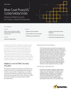 Symantec ProxySG Datasheet_Page_1