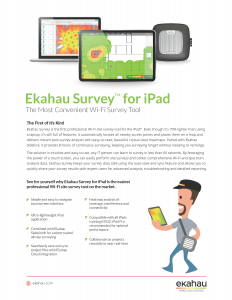 Ekahau Survey for iPad Datasheet_Page_1