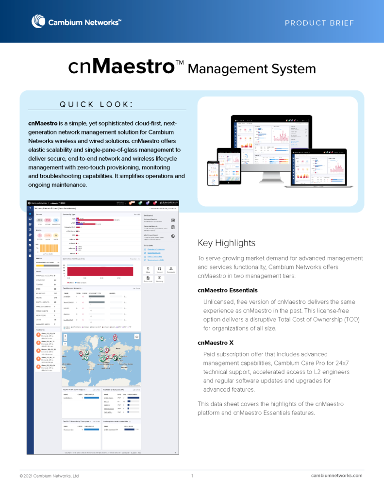cnMaestro Product Brief_Page_1