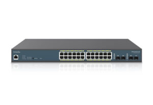 EnGenius Fit 24-Port Gigabit 410W PoE+ Switch with 4 SFP Ports