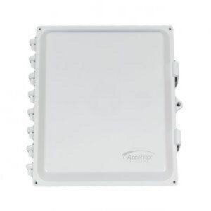 16x14x8 Nonconfigured Polycarbonate Enclosure with Solid Door & Latch Lock