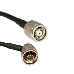 240 Series Right Angle N-Style Plug to RPTNC Plug 10' Cable Assembly