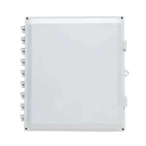 12x10x4 Low Profile Enclosure with Solid Door, Latch Lock