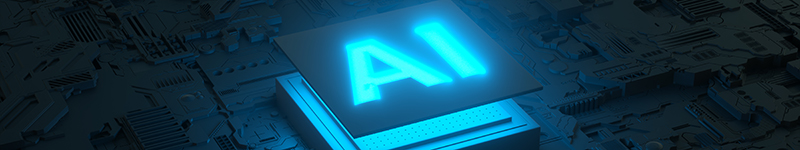 Circuit board and AI micro processor, Artificial intelligence of digital human. 3d render